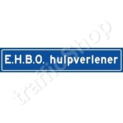 Autobord E.H.B.O. HULPVERLENER sticker 50x10cm
